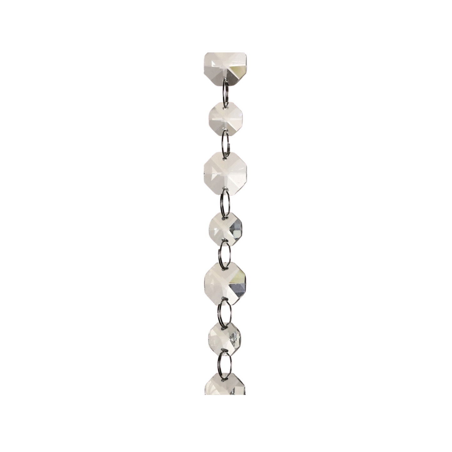 14 & 18 MM Octagon Crystal Strand