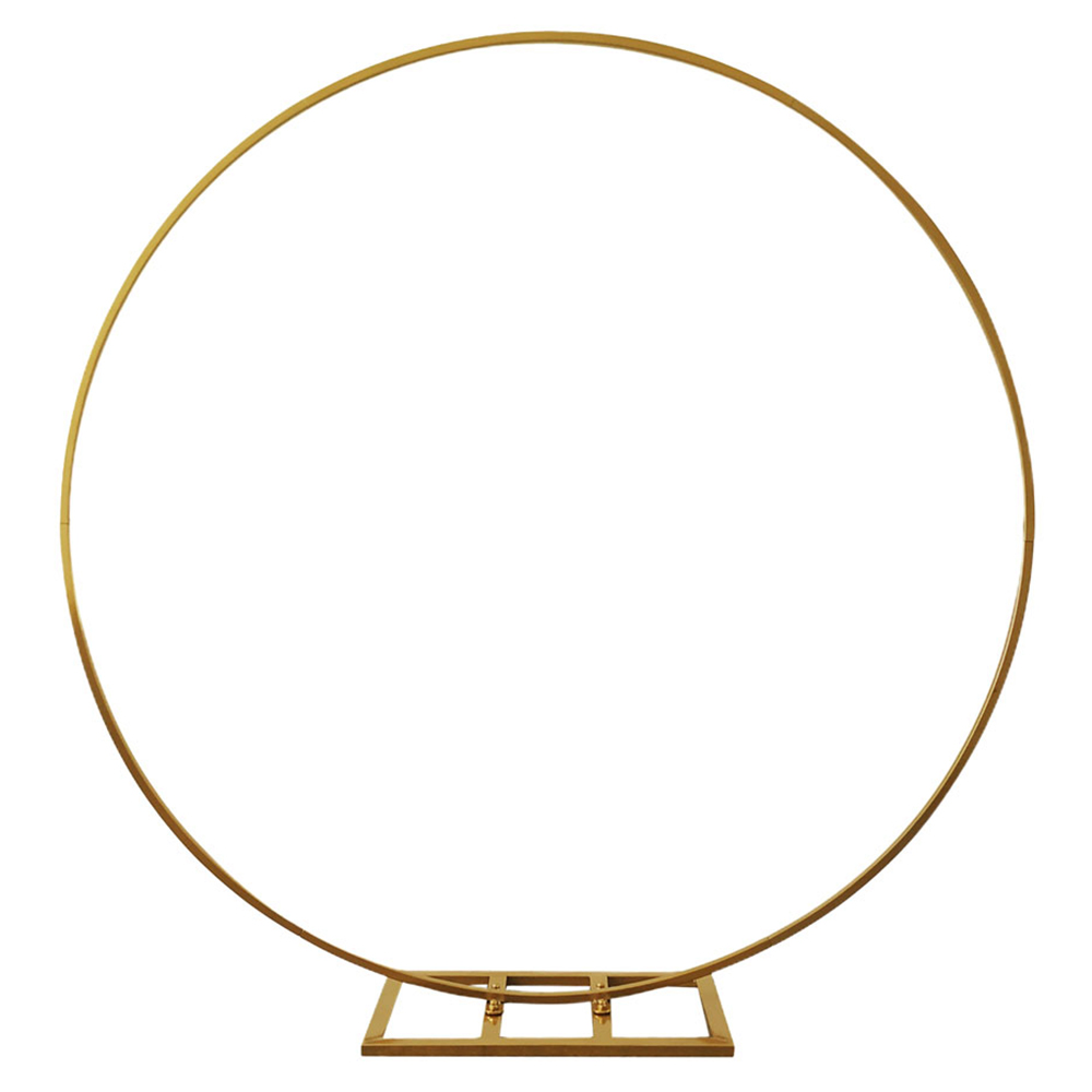 Circle Backdrop Stand 84'' Gold
