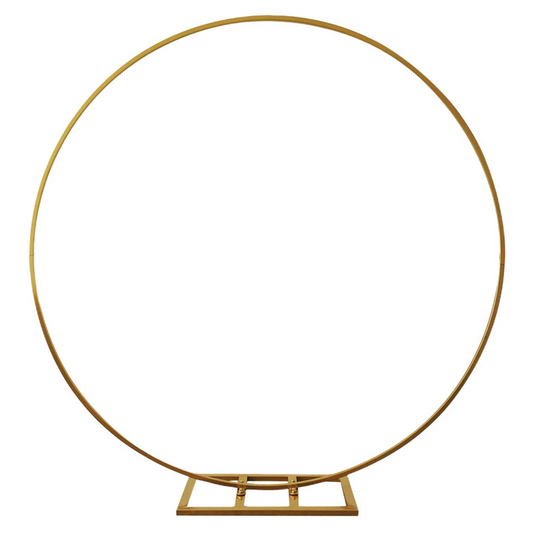 Circle Backdrop Stand 84'' Gold