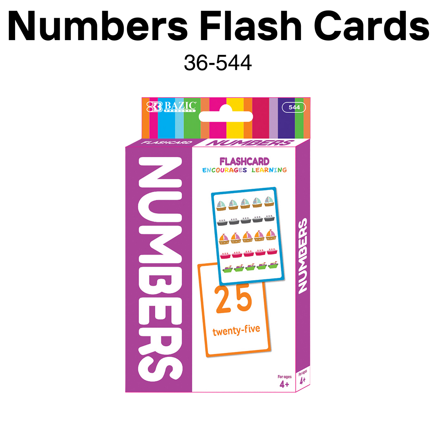 Numbers Flash Cards (36pcs/pack)