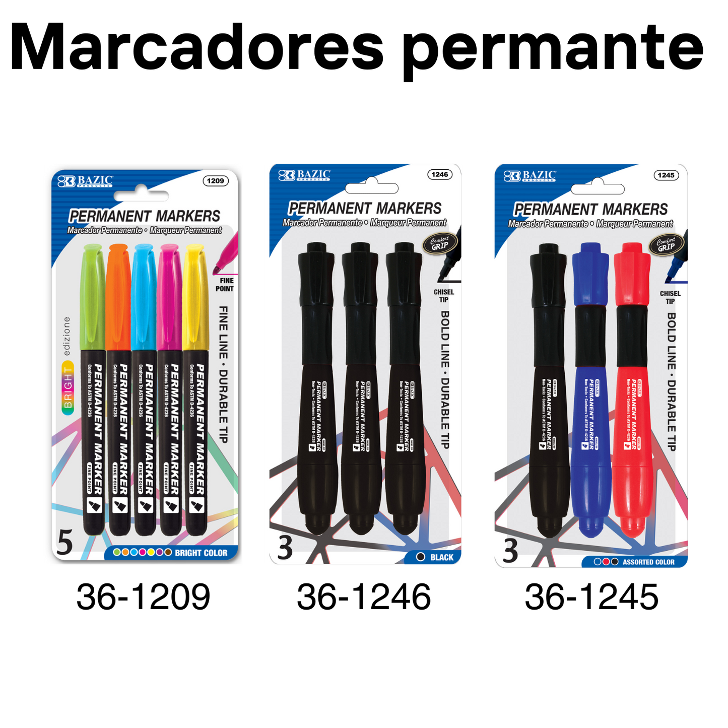 Marcadores Permanente