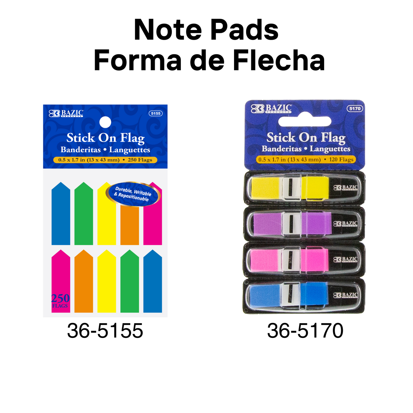 Note Pads en Forma de Flecha