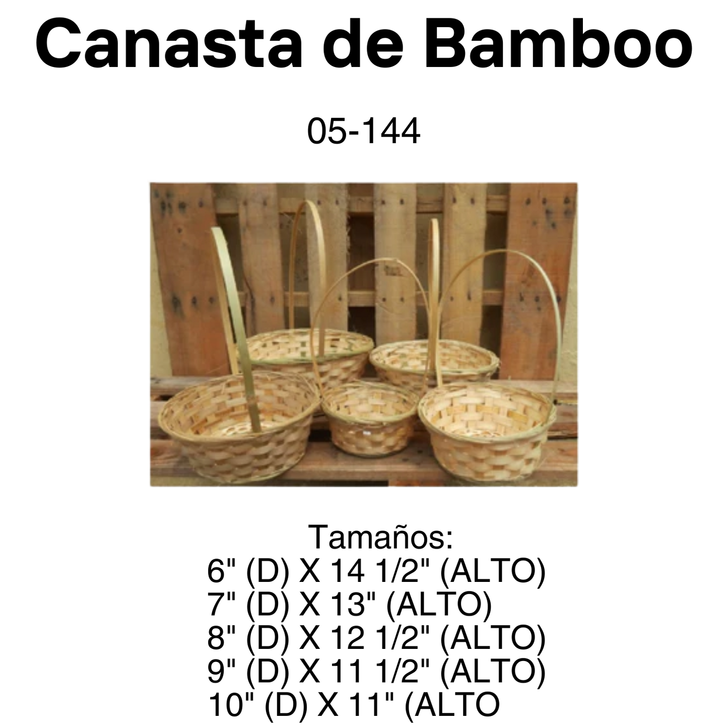 Canasta de Bamboo