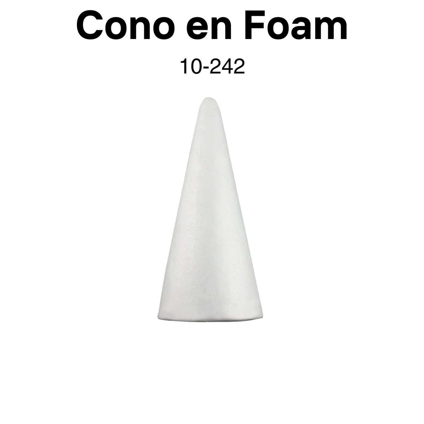 Conos en foam 9"- 1pc/pqt