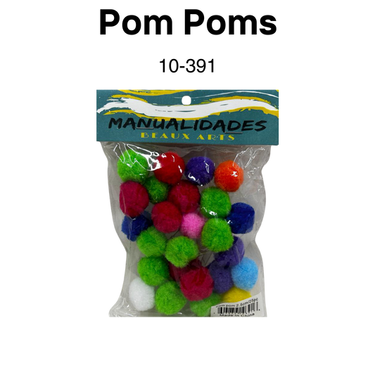 Pom poms 2.5cm 25pcs/pqt