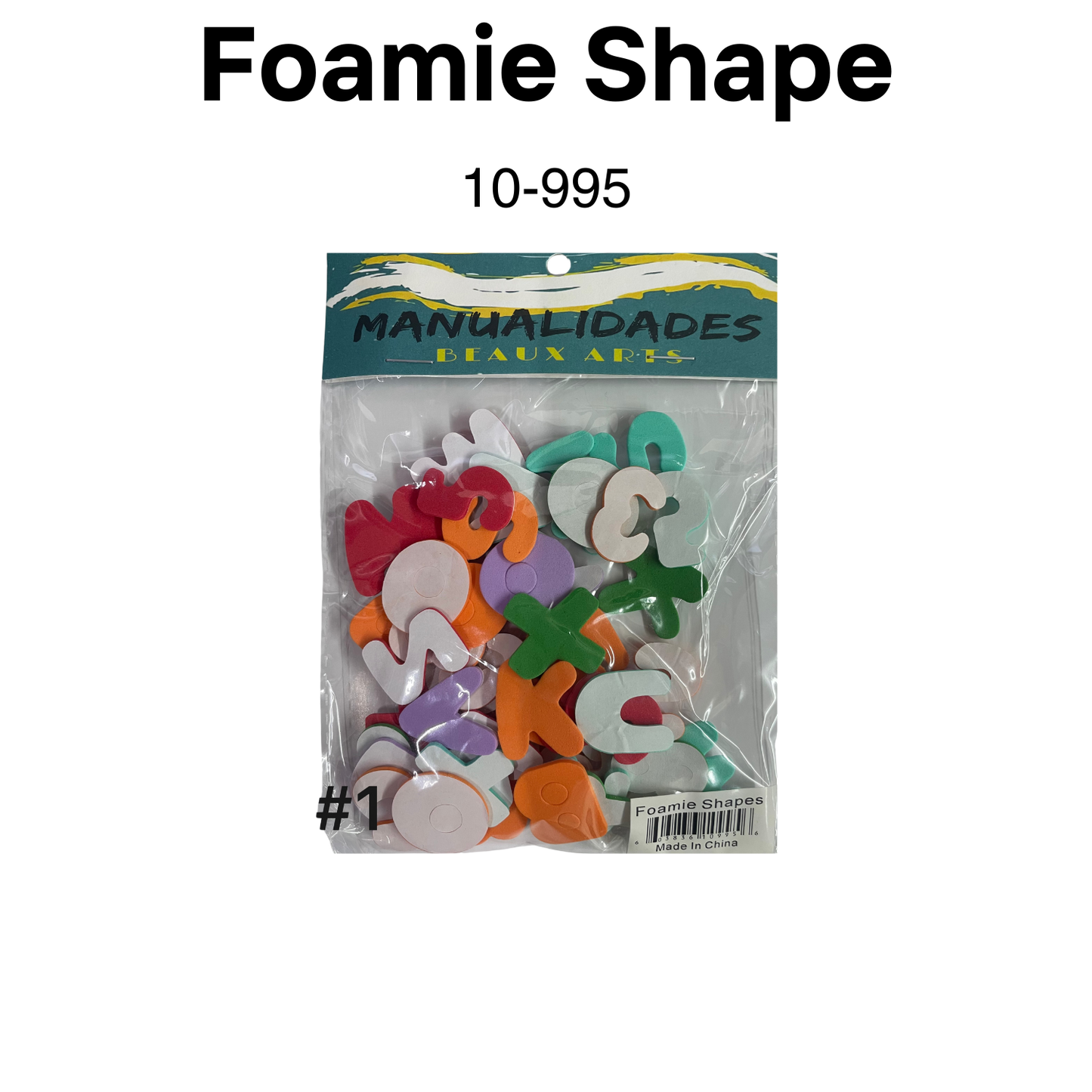 Foamie Shape de Números