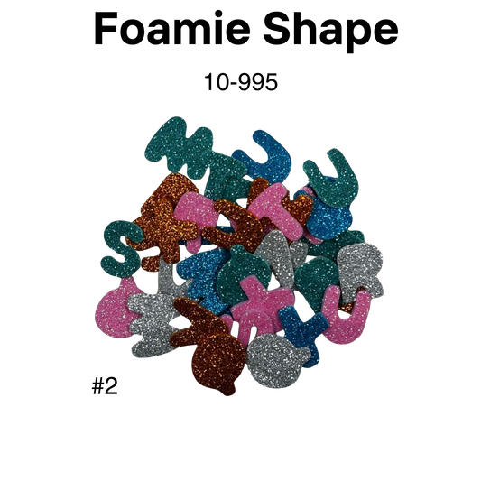 Foamie Shapes de Números Escarchados
