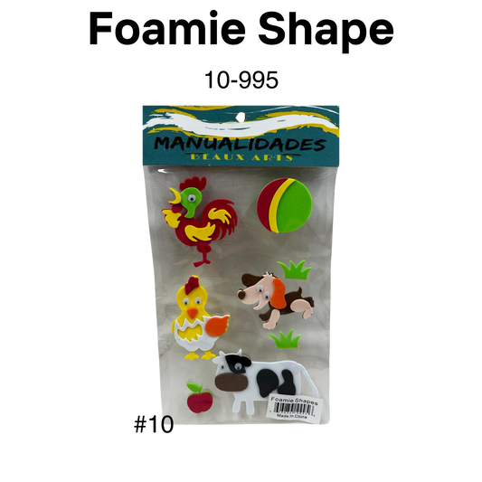 Item:10-995 Foamie Shape Animales de la granja