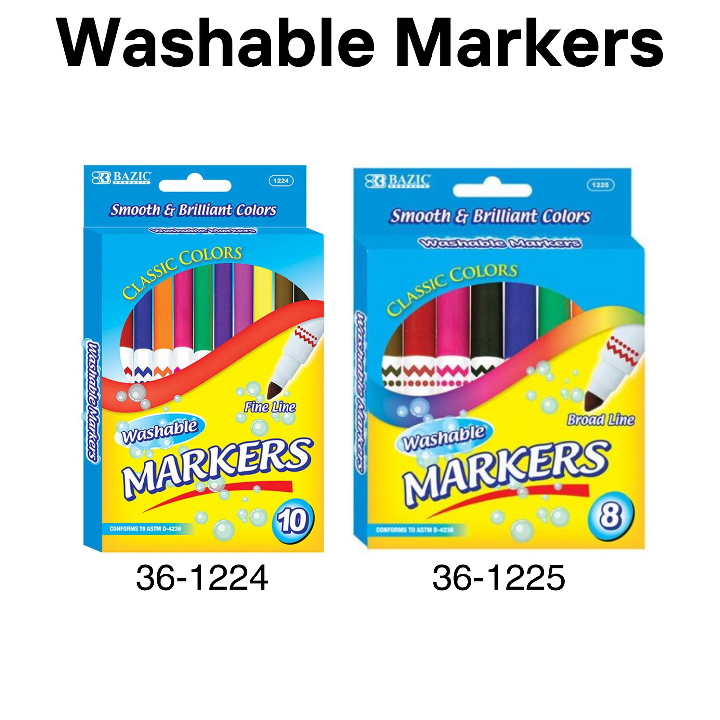 Washable Markers
