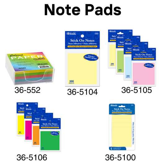 Note Pads