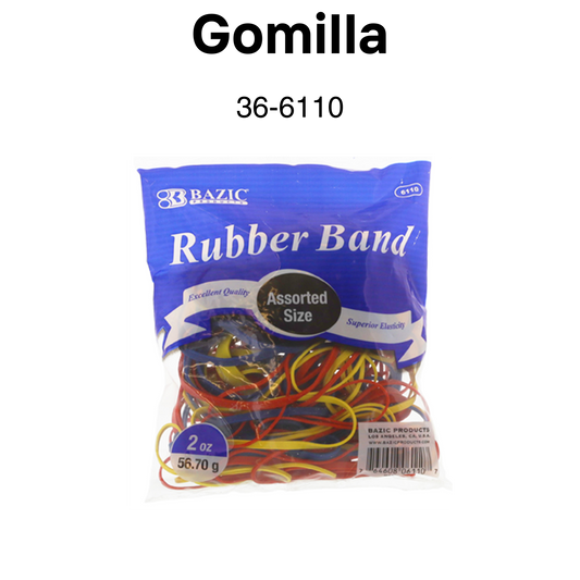 Rubber Bands Assorted Sizes and Colors