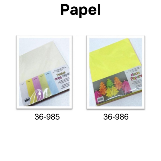Papel 8.5"X11" Paq./100pcs