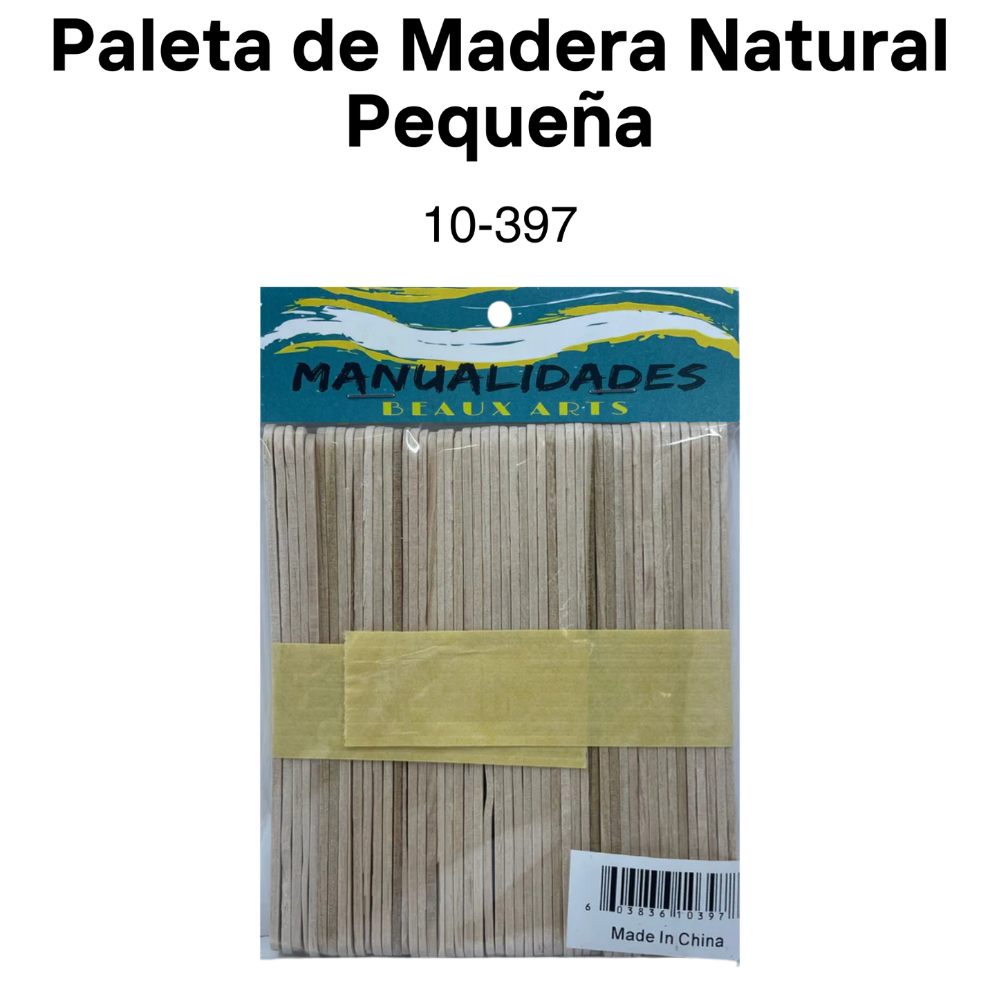 Paleta de Madera Pequeña 50pcs