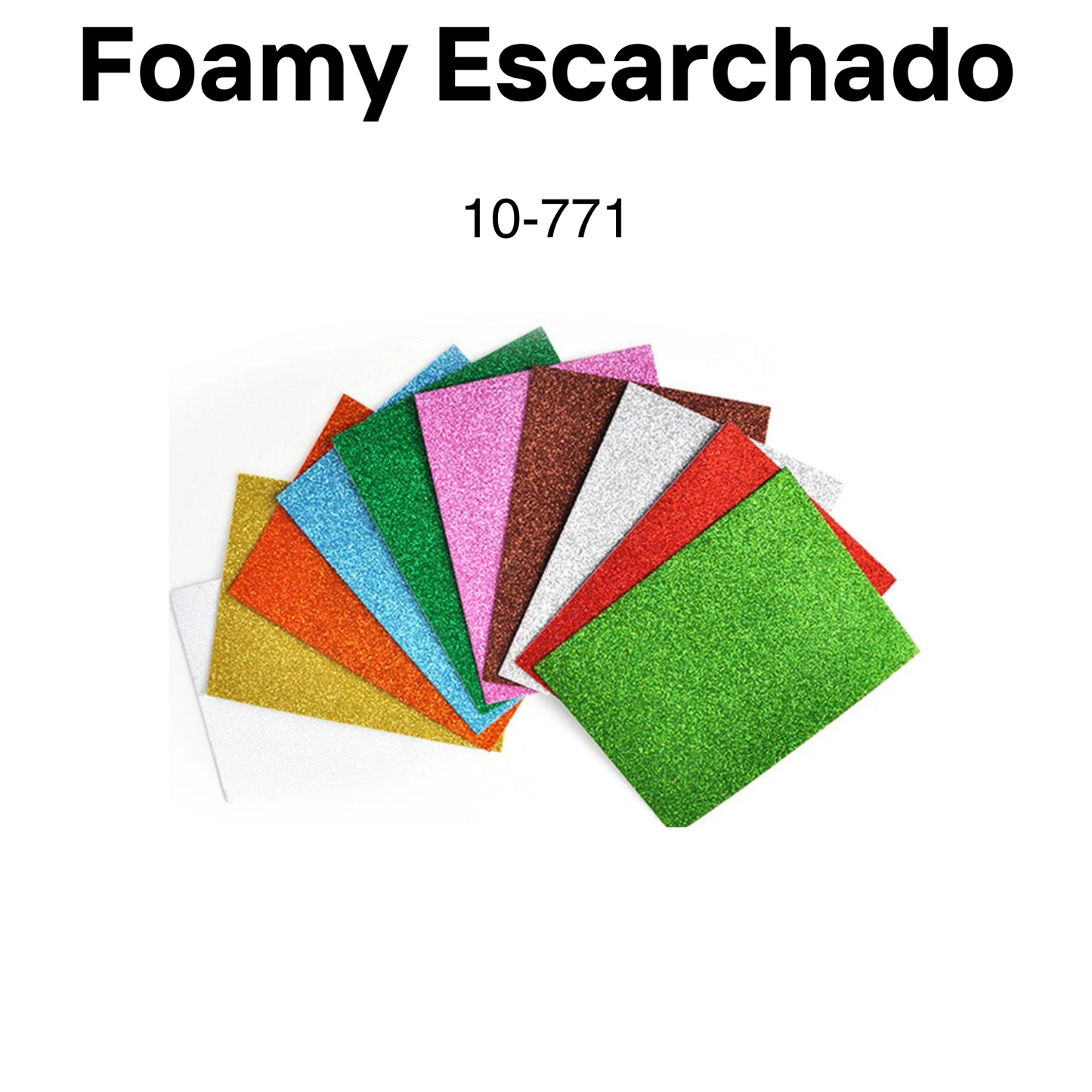 Foamy Escarchado 20*30cm