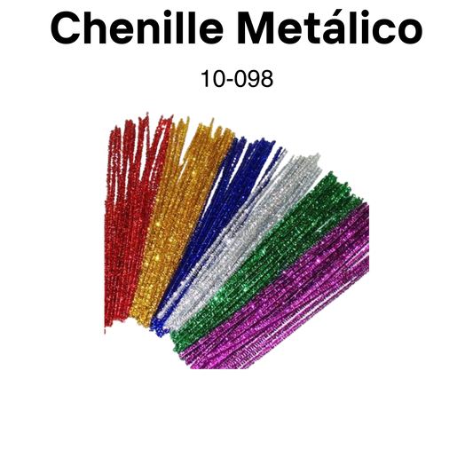 Chenille Metálico 12pcs/pqt