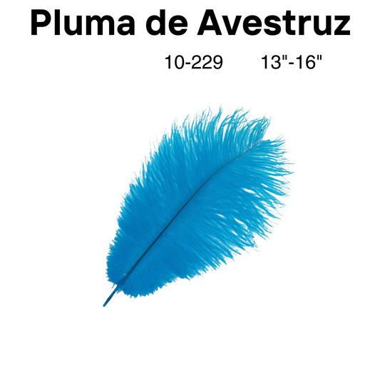 Plumas de Avestruz 13"-16" 1pc/bag