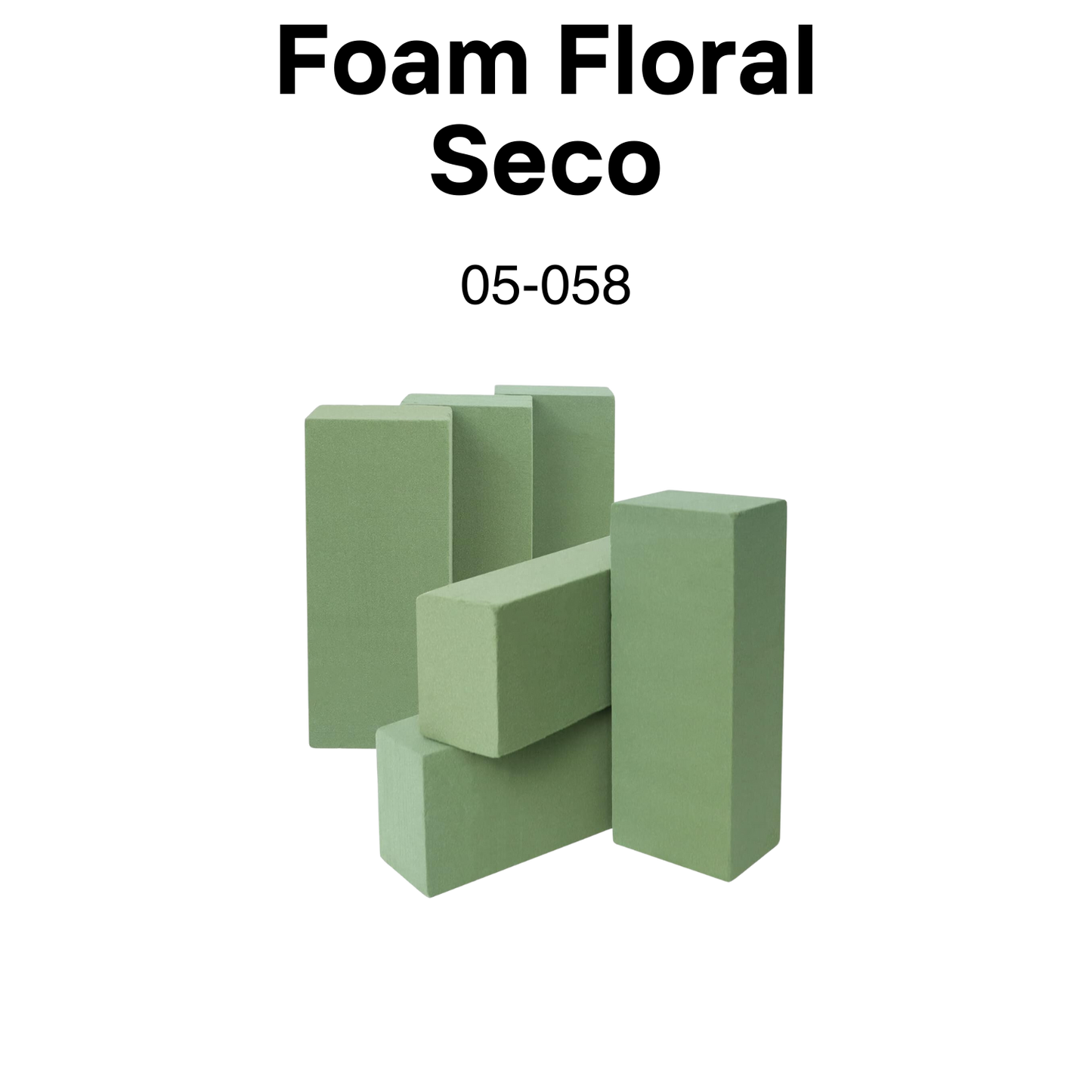 Foam Floral Seco precio por caja de 20pcs