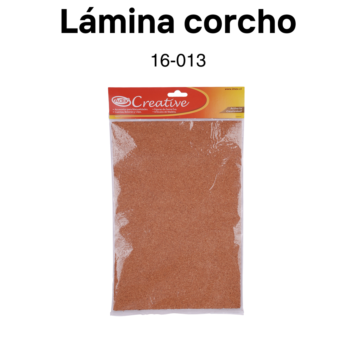 Lámina corcho (2pcs/pkt)