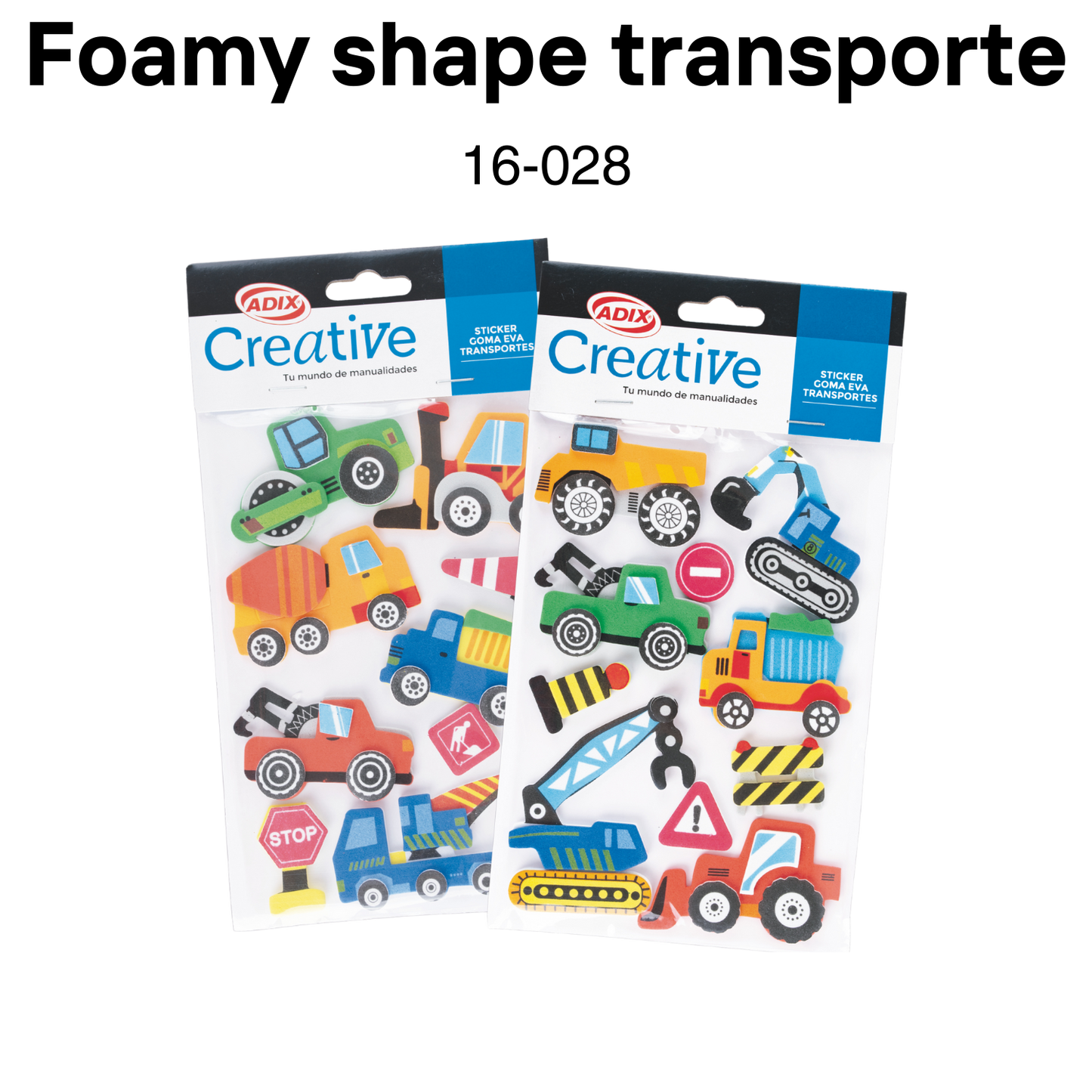 Foamy shape transporte 10pcs/pkt