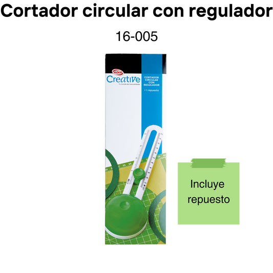 Cortador circular con regulador (incluye repuesto)