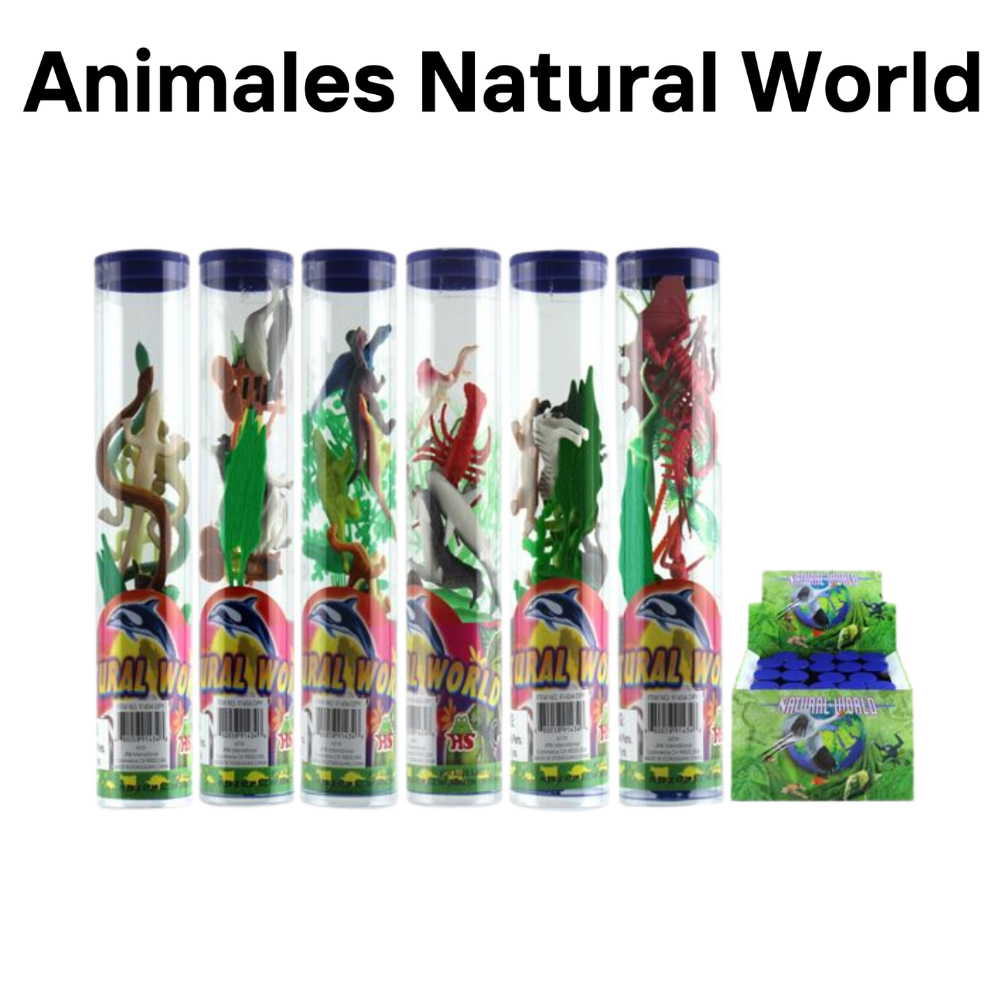 Tubo de Animales Natural World