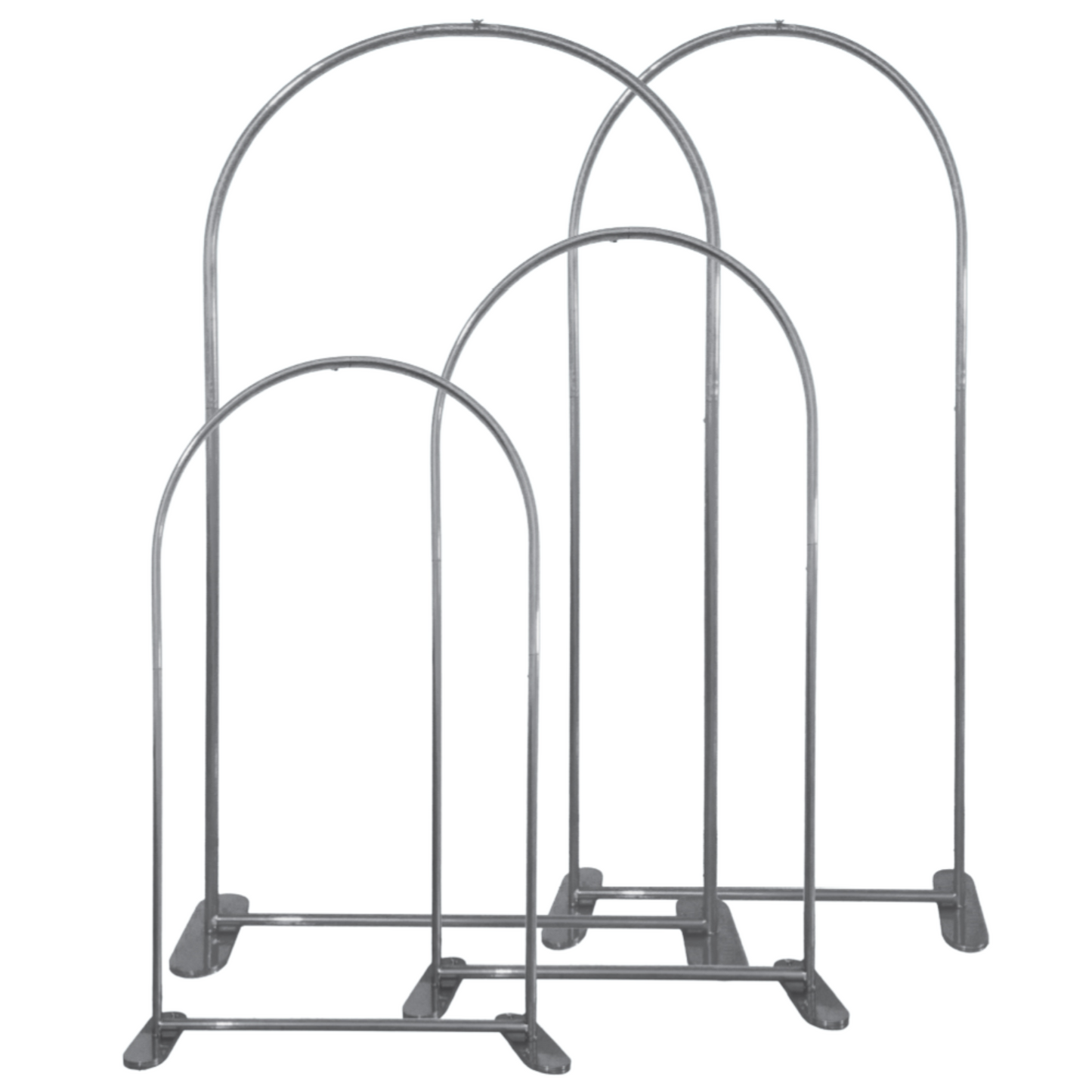 Arch backdrop stand silver