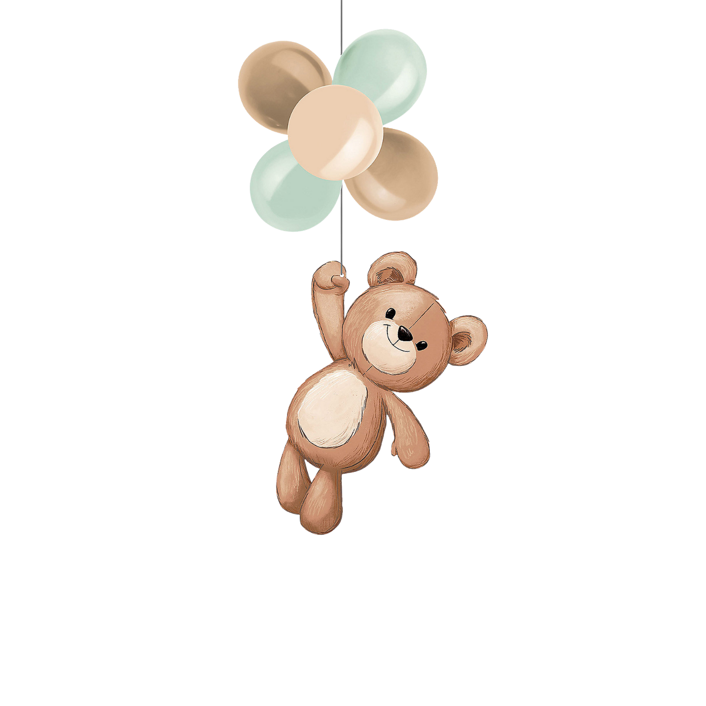 Teddy bear hanging decor