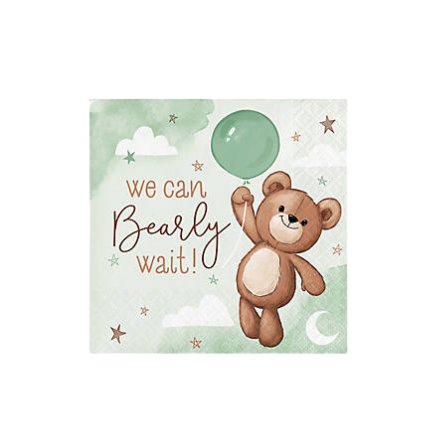 Teddy bear servilleta pequeña