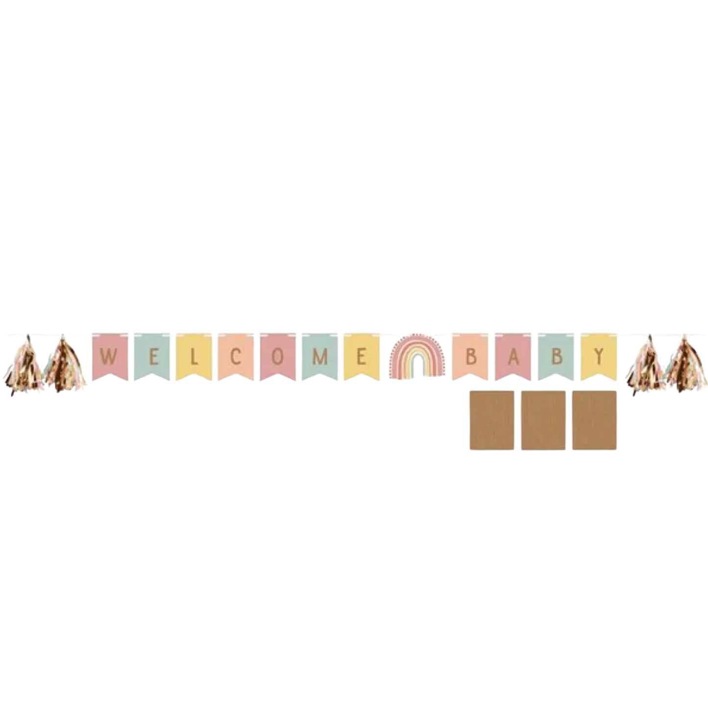 Boho rainbow banner