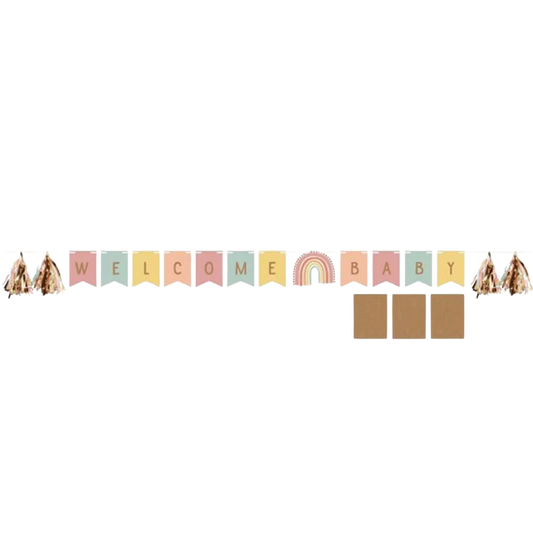 Boho rainbow banner