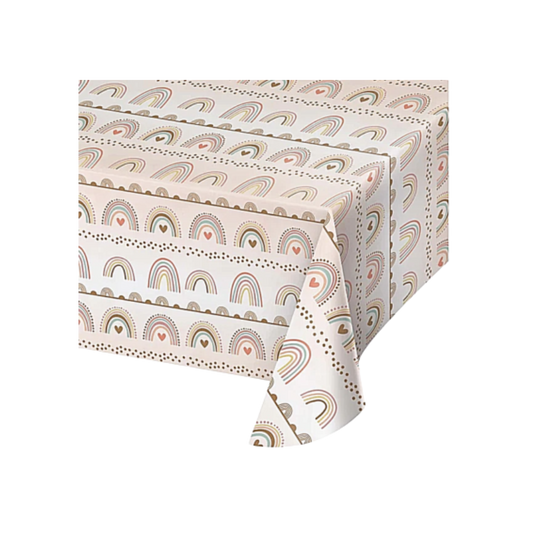 Boho rainbow tablecover