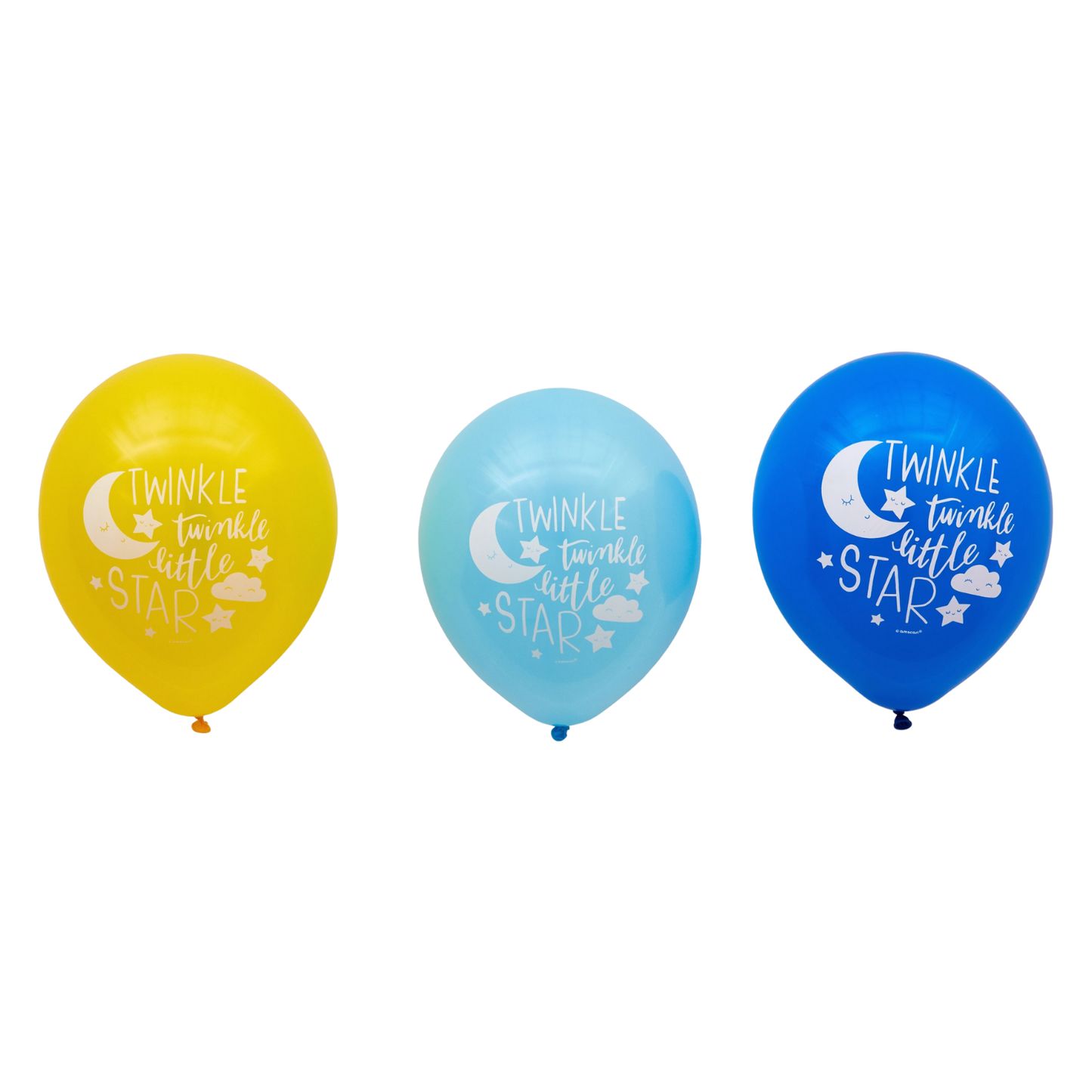 Twinkle little star latex balloons