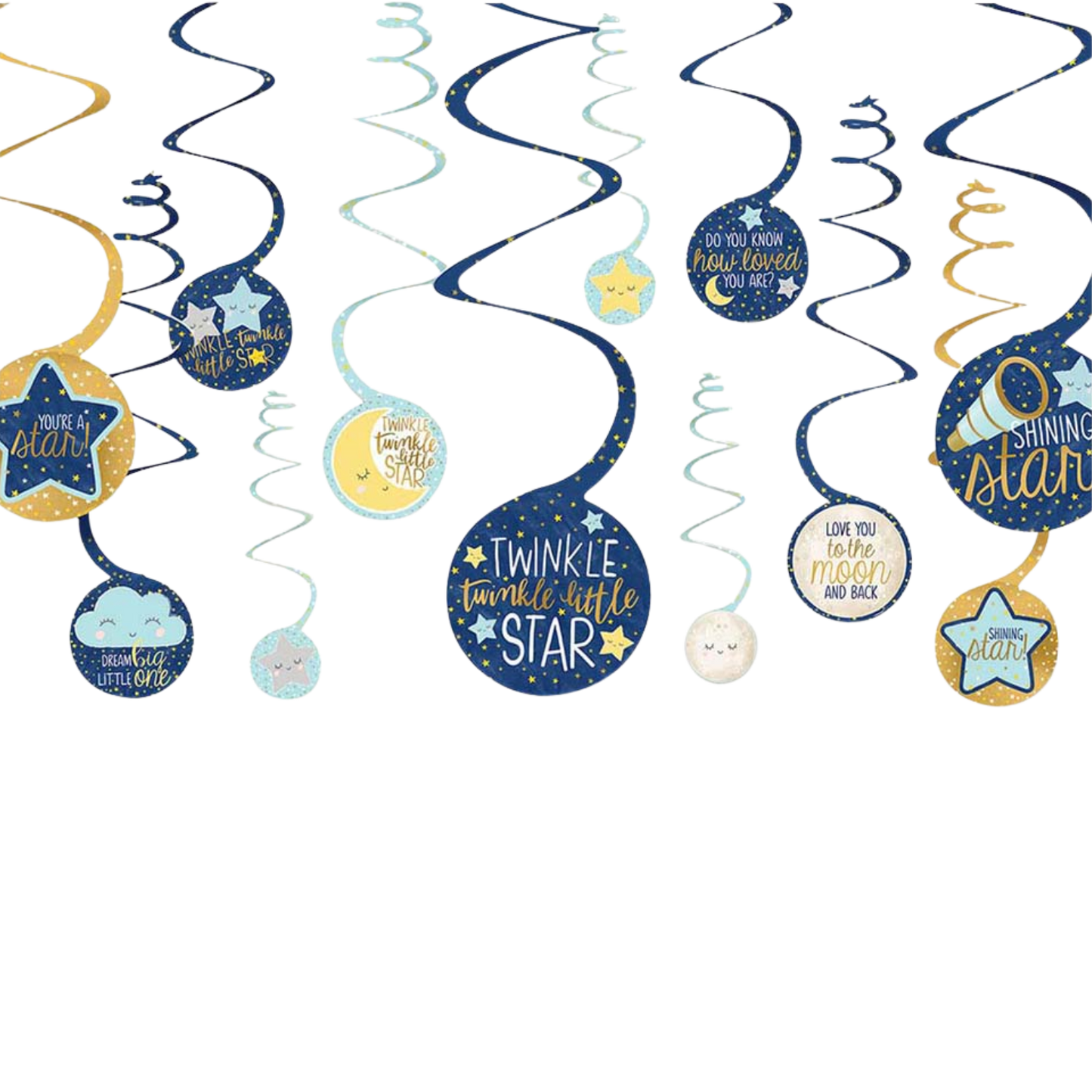 Twinkle little star hanging decor