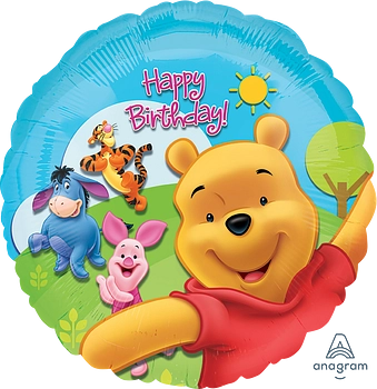 Pooh and Friends Sunny Birthday 18"