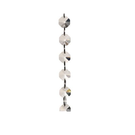 14MM Octagon Crystal Strand