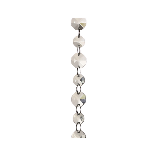 14 & 18 MM Octagon Crystal Strand