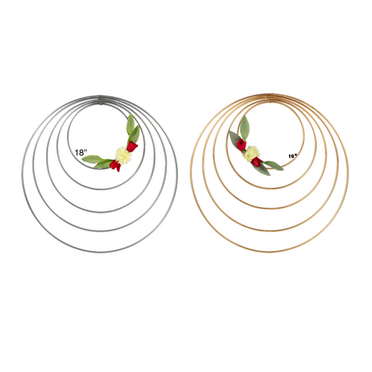 Wired Ring Wreath 18''