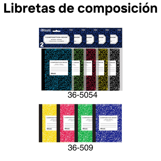 Libretas de Composición