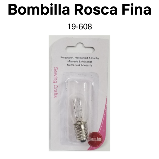 Item: 19-608 Bombilla Rosca Fina 1pc