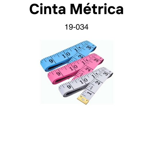 Item: 19-034 Cinta Métrica 1pc