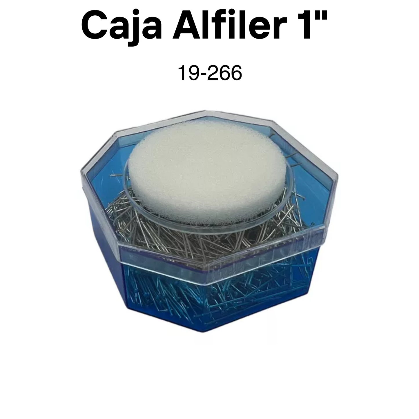 Item #19-266 Caja Alfiler 1" (320pcs Aprox)