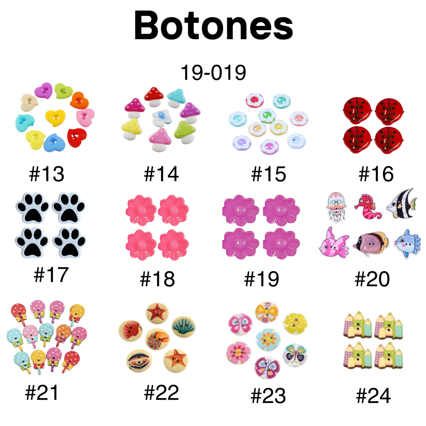 Item:19-019 Botones 13-24