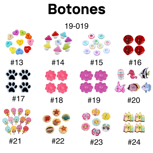 Item:19-019 Botones 13-24