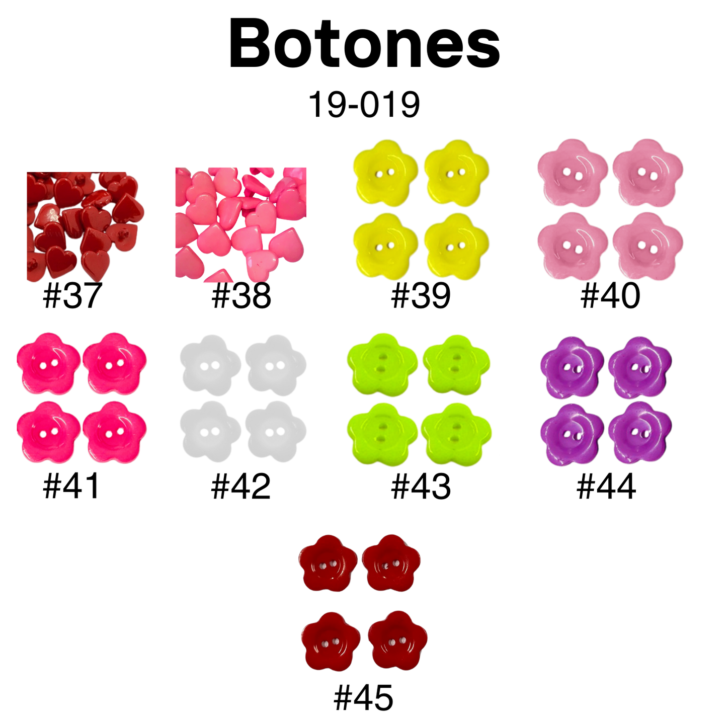 Item: 19-019 Botones