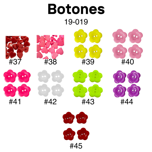 Item: 19-019 Botones