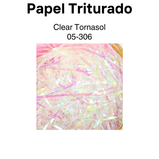 Papel Triturado Clear/Tornasol 1.5oz