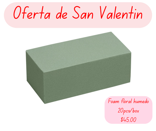 Foam Floral Húmedo por caja