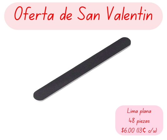 Lima plana 48 piezas