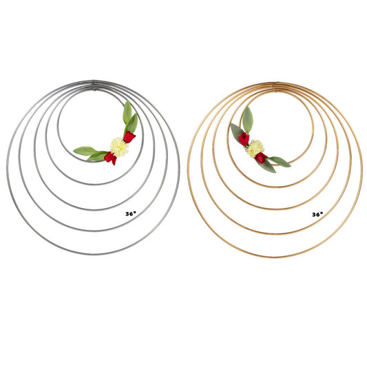 Wired rind wreath 36"