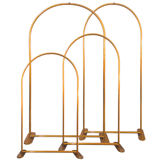 Arch backdrop stand gold